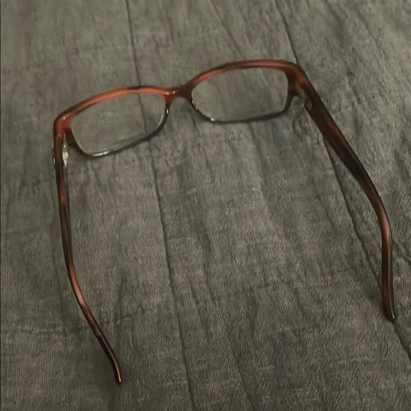 Gucci Brown Rectangular Eyeglasses - Picture 4 of 9